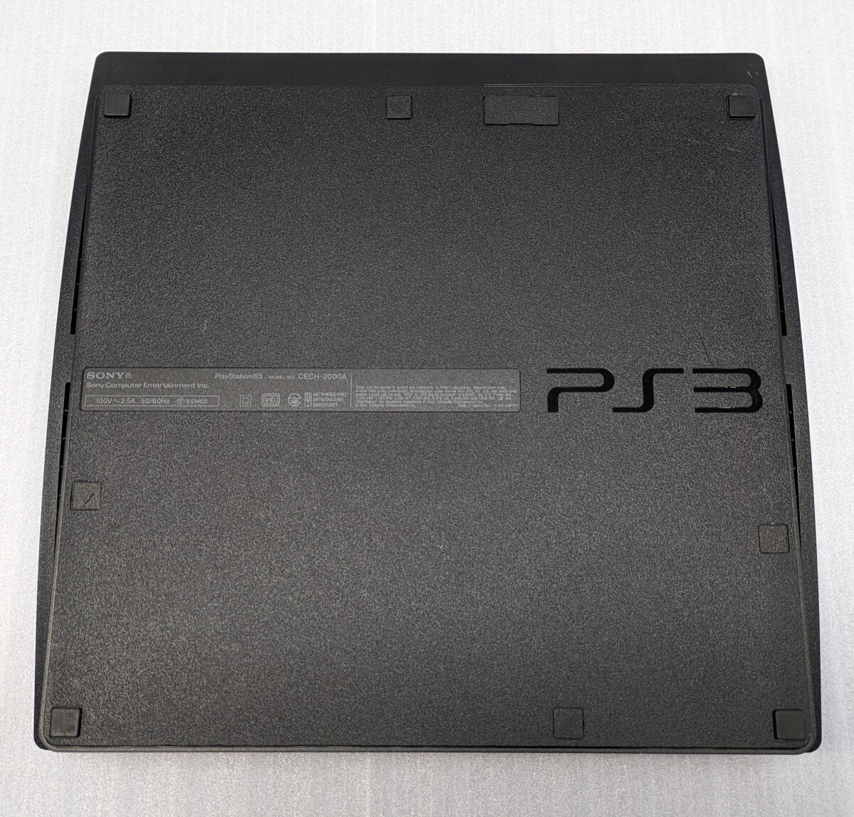 263 中古 SONY PS3 プレステ3 プレステーション3 本体 CECH-2000A HDD：500GB FW3.55 外箱あり_封印シールはありません