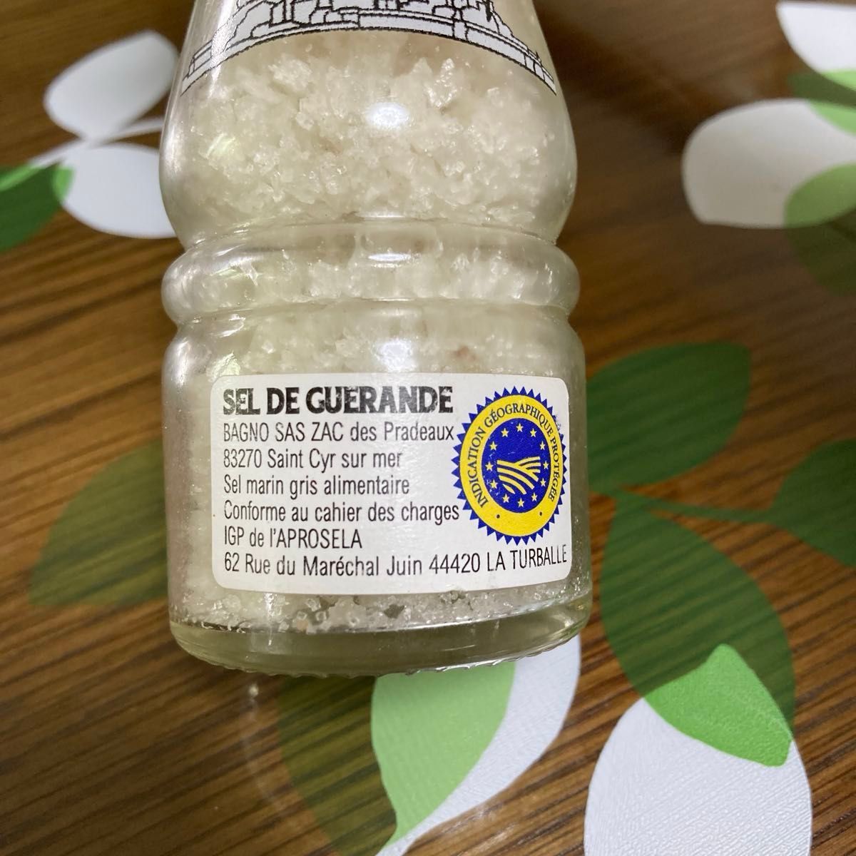フランス　モン・サン・ミシェル　ゲランド塩　ミネラル豊富　ミル付き　塩