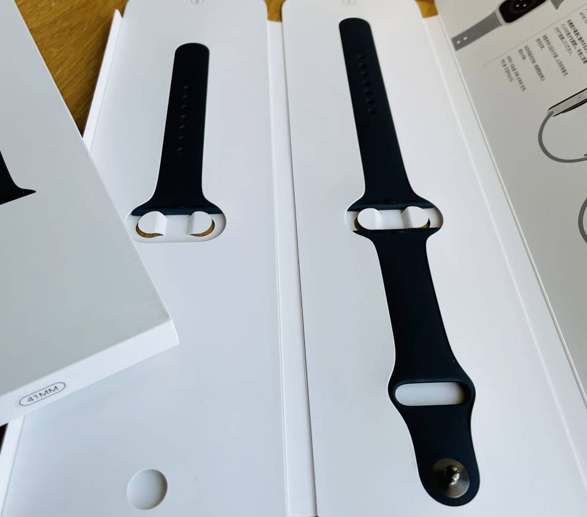 純正 Apple watch バンド 41mm.40mｍ.38mm アップルウォッチ ベルト スポーツバンド ミッドナイト ブラック 正規品_画像3