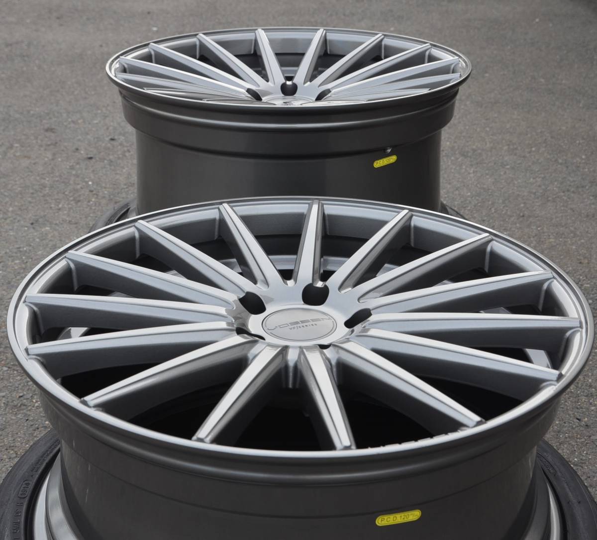 ヴォッセ VFS2 VOSSEN VFS-2 - 21インチ R21 9J +30 / 10.5J +38 ( 5h 120 ) BMW 5シリーズ F10 F11 F07 用に 等 4本セット (4本価格) 新品_4本セット出品 (4本価格)