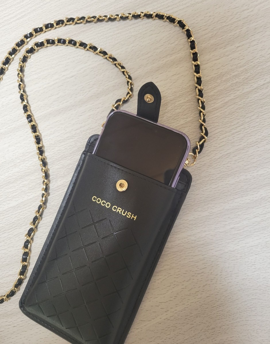CHANEL シャネル ノベルティ ココクラッシュ ポーチ チェーン CHANEL シャネル ノベルティ ココクラッシュ ポーチ チェーン