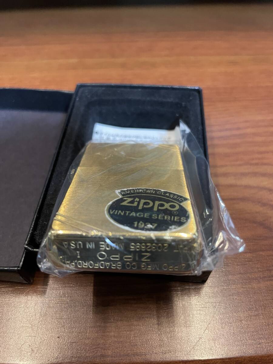 ジッポ zippo 1937レプリカ ソリッドブラス ダイアゴナルライン 1985年 初年度_画像3