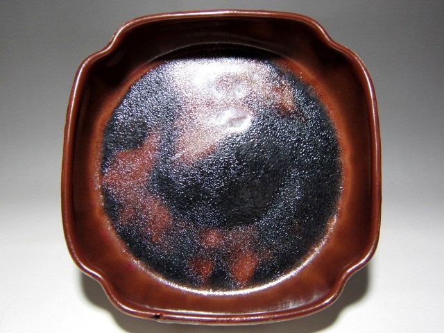 人間国宝 加藤孝造 鉄釉鉢 穏やかな和の味わい　　　　　　m847_画像8