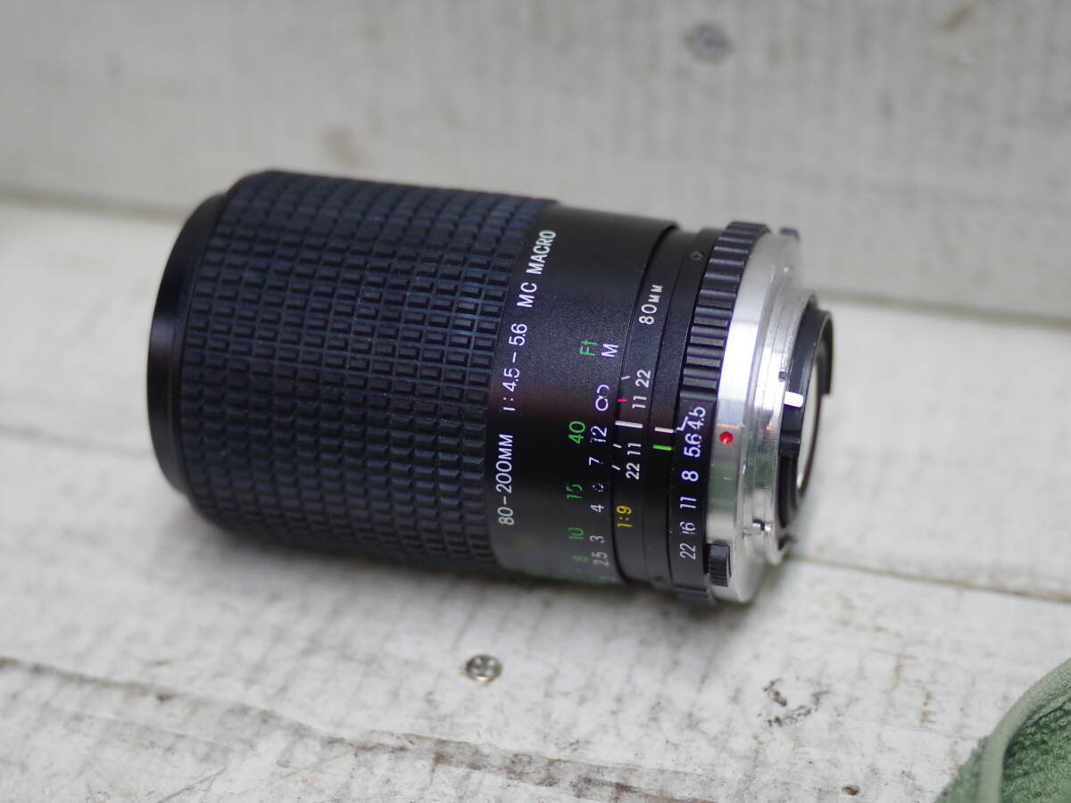 M10353 SUPOER COSINA LENS 80-200mm 1:4.5-5.6 MC MACRO φ52mm オリンパスマウント OLYMPUS カビ発生 現状動作チェックなしサイズ60 0602_画像4