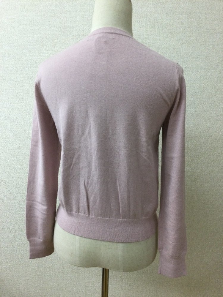  Untitled light pink knitted cardigan neck origin beads size 2