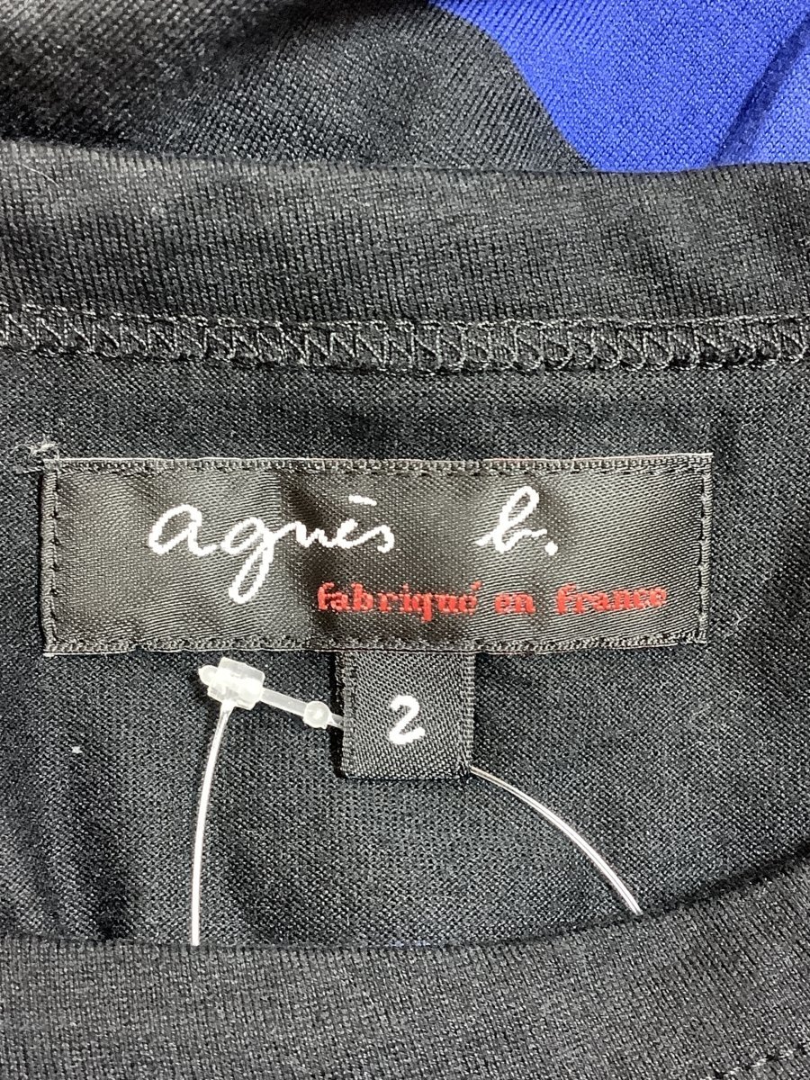  Agnes B agn&#232;s b. чёрный . синий окантовка cut and sewn размер 2