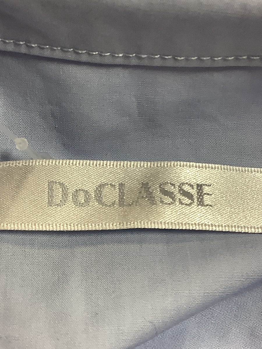 DoCLASSE ドゥクラッセ タグ付き未使用 薄ブルーシャツ サイズ11_画像4