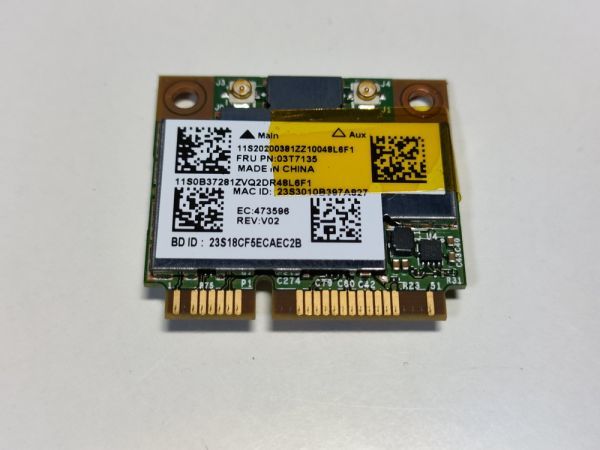 【動作確認済み】Broadcom BCM94352HMB 11ac対応 Bluetooth対応 無線LANカード【L6F1】_画像1