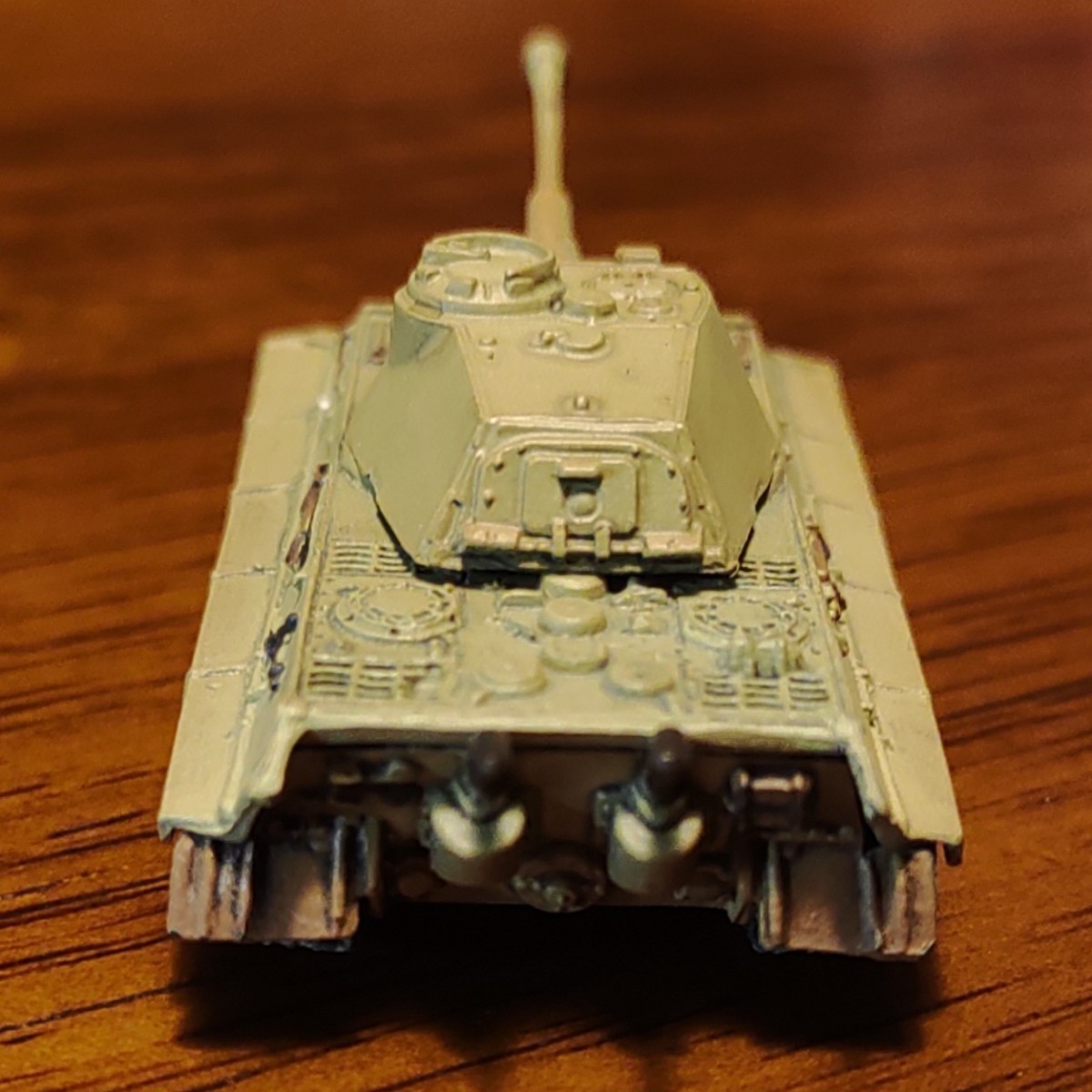ワールドタンクミュージアム vol.5 1/144 ティーガーⅡ重戦車(ポルシェターレット) 単色迷彩 戦車 タカラ 海洋堂 WTMの画像5