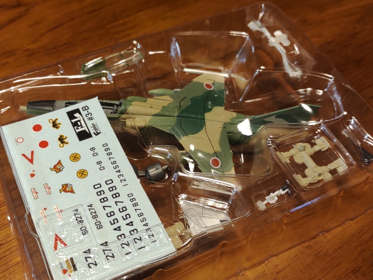 エフトイズ 日本の翼コレクション 1/144 F-1 3B 第3航空団第3飛行隊 青森県 三沢基地 航空自衛隊 T-2 戦闘機 F-toys_画像2