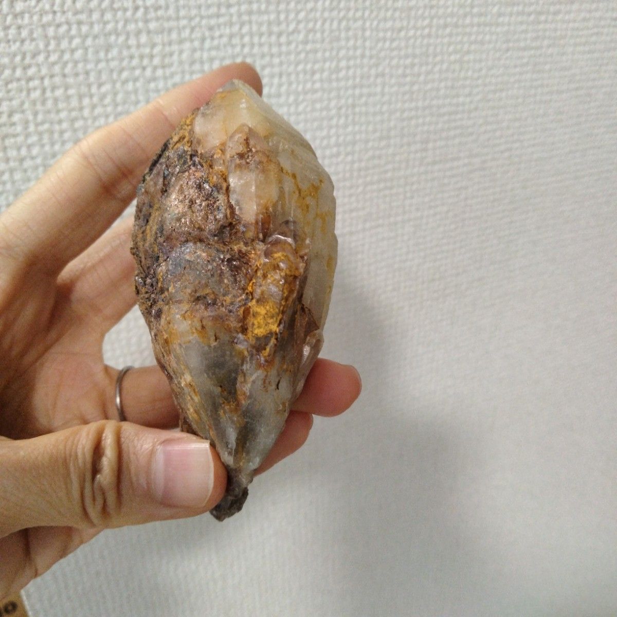 国産水晶　国産鉱物　長野県水晶大サイズ　149g