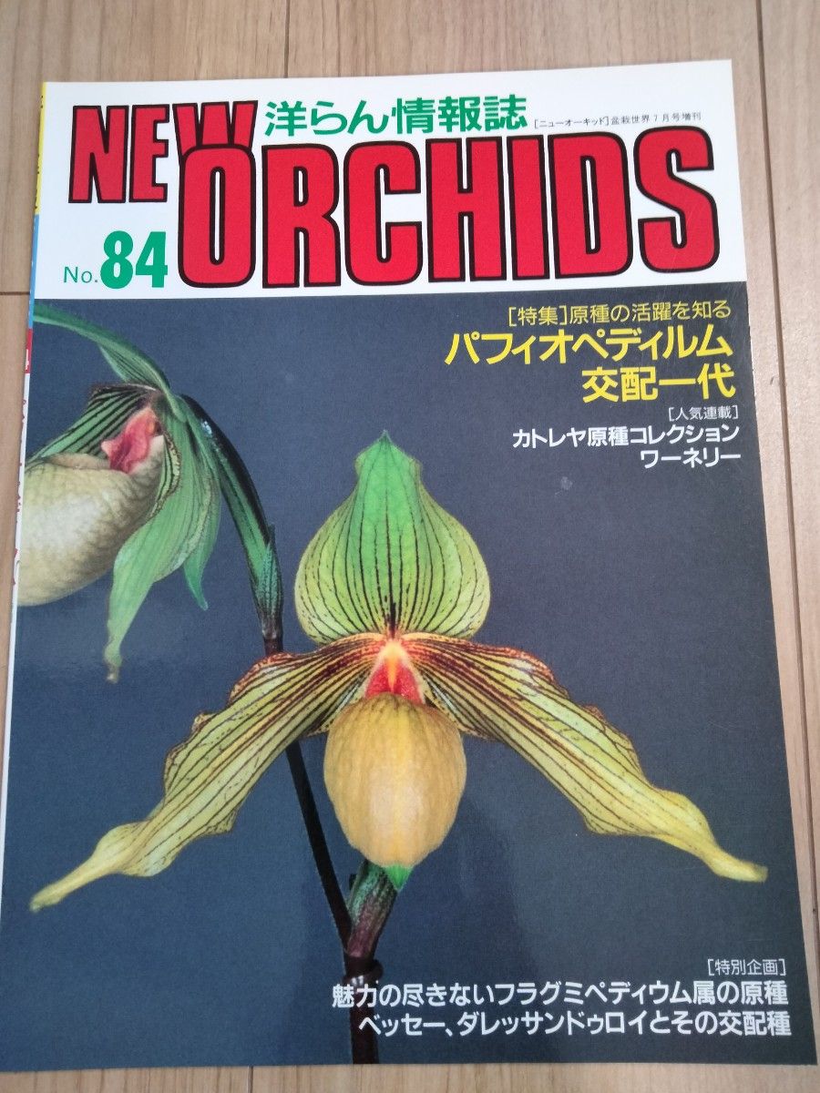 洋らんの情報誌 ニューオーキッド No84　New Orchids　パフィオペディルム