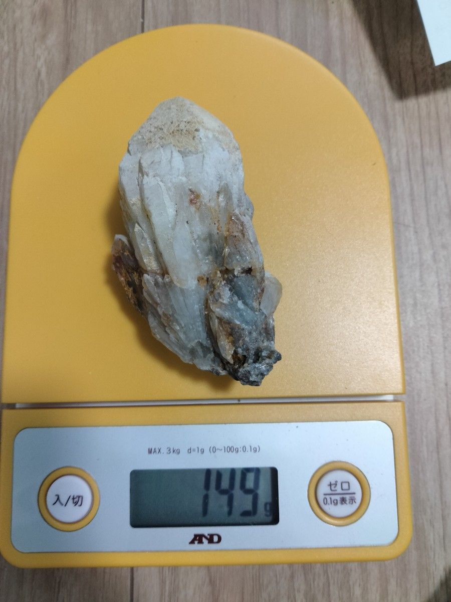 国産水晶　国産鉱物　長野県水晶大サイズ　149g