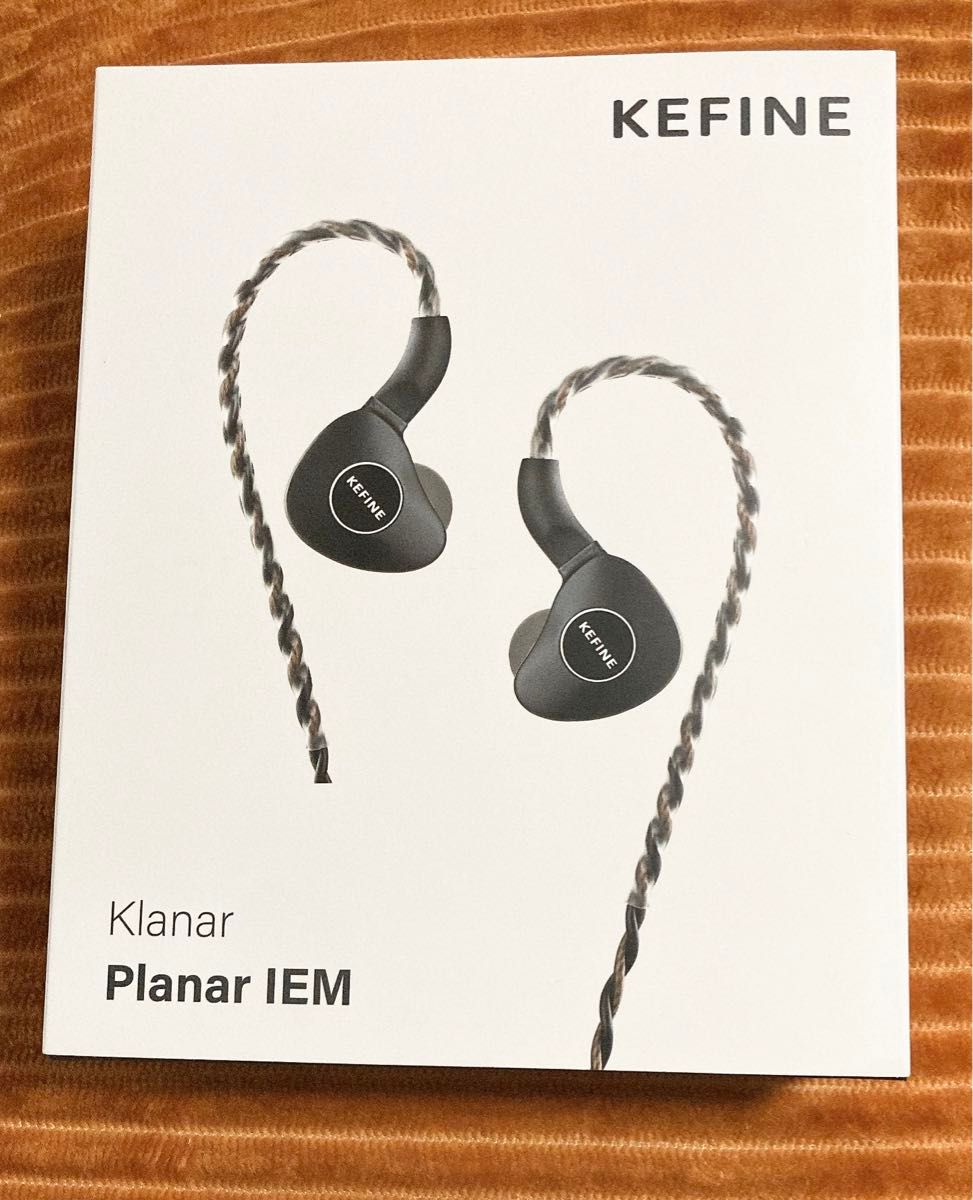KEFINE Klanar 4.4mm バランス接続 平面駆動 平面磁気 2pin カナル型