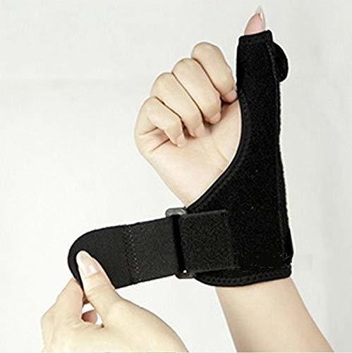 親指用 メッシュ サポーター ばね指 腱鞘炎 フリーサイズ 左右兼用 (レッド) A00811