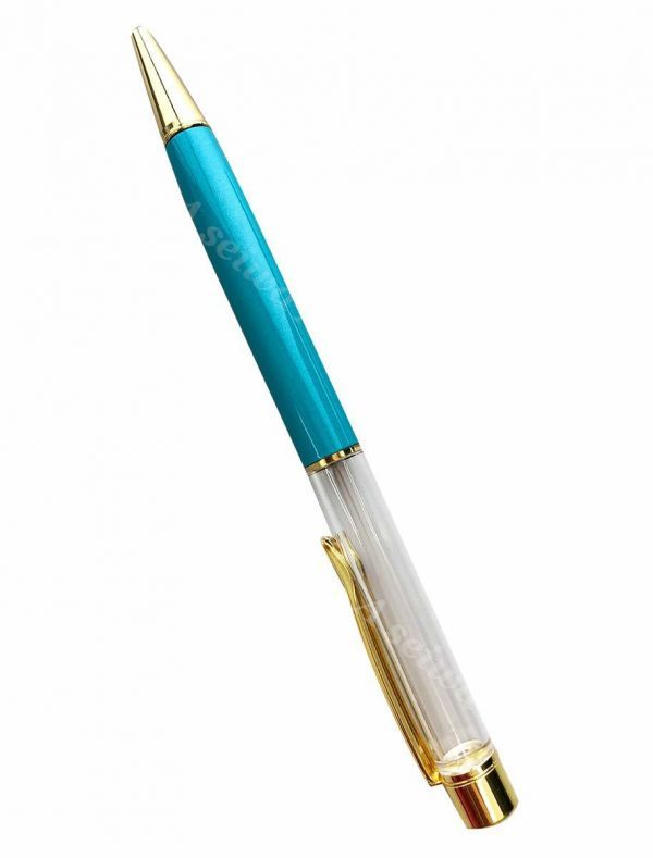 ハーバリウム ボールペン 手作り キット 本体のみ (ターコイズ) A00941