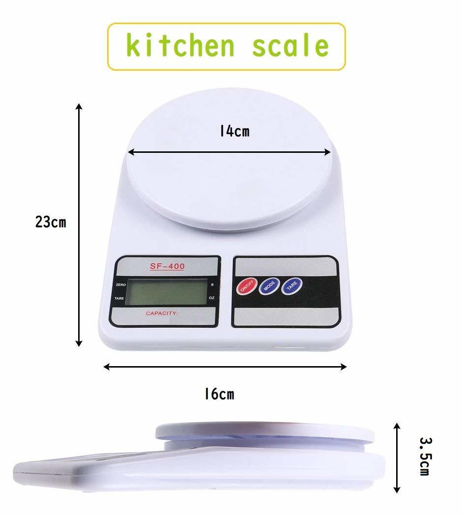 【送料無料】 デジタル キッチンスケール 10kg / 1g SF-400 大型LCDディスプレイ … A00922