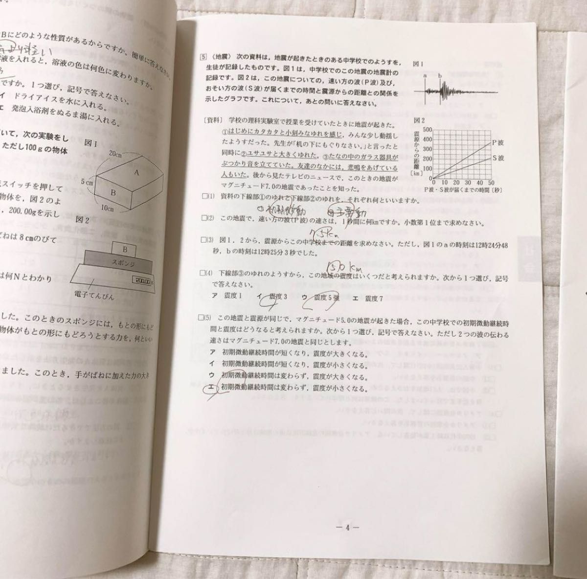 育伸社 Apal 学力テスト 実力強化問題集 Apal 中2 2022.4月号 過去問