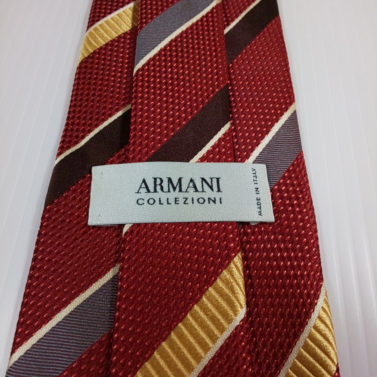 【極美品】ARMANI  アルマーニ   ネクタイ   ストライプ柄