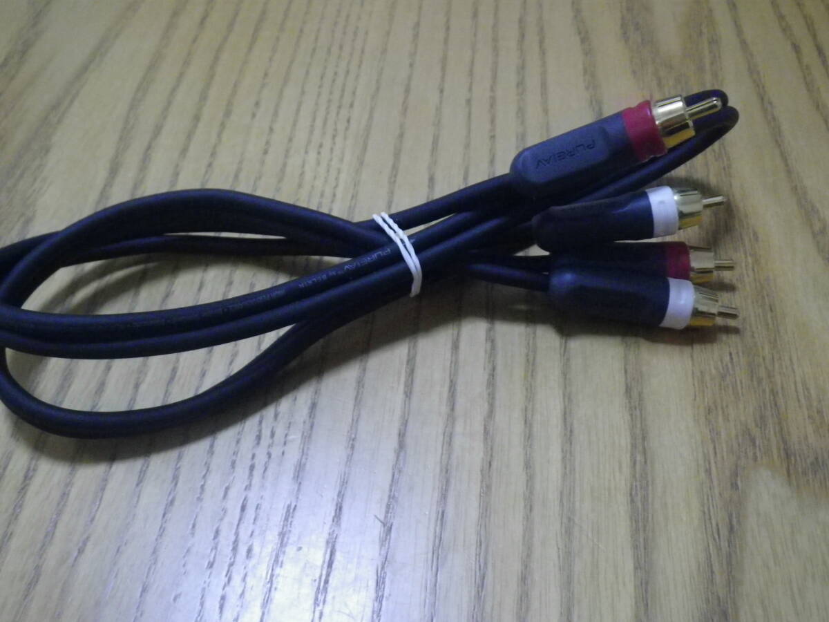 送料無料 BELKIN Pure AVシリーズ RCA Audio Cable RCAオーディオケーブル 約95cm きれいです_画像1