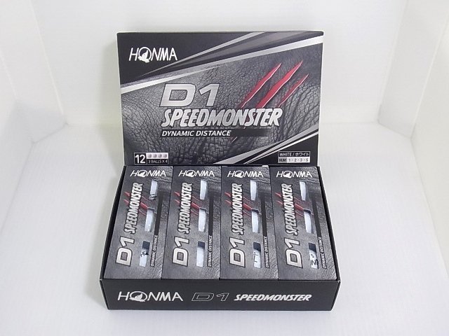 ■3ダース■ホンマ■D1 SPEEDMONSTER■ホワイト■3ダースセット■スピードモンスター■新品■1円～_画像3