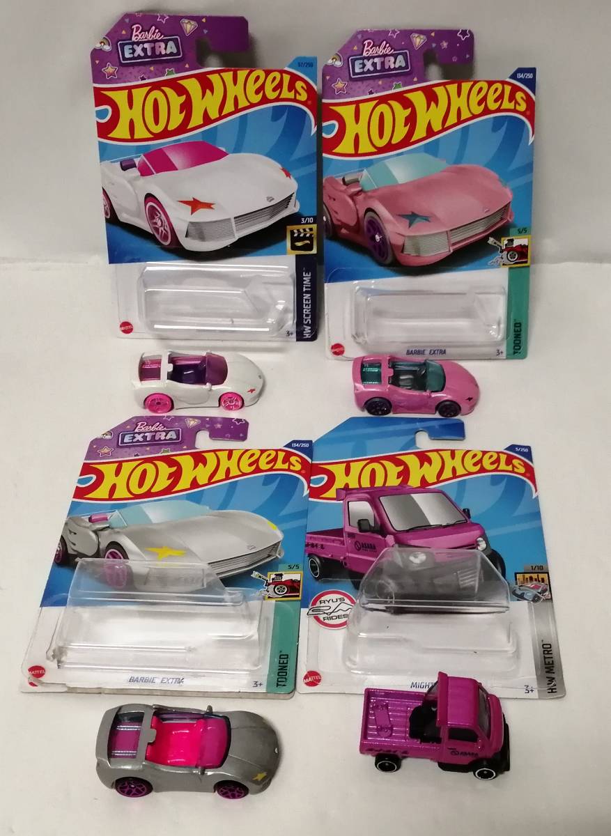 [ルース] HotWheels BARBIE EXTRA 3種、MIGHTY K_画像1