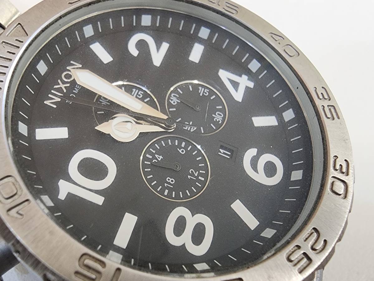 NIXON ニクソン THE 51-30 クォーツ腕時計 メンズ腕時計 動作未確認 現状渡し_画像6