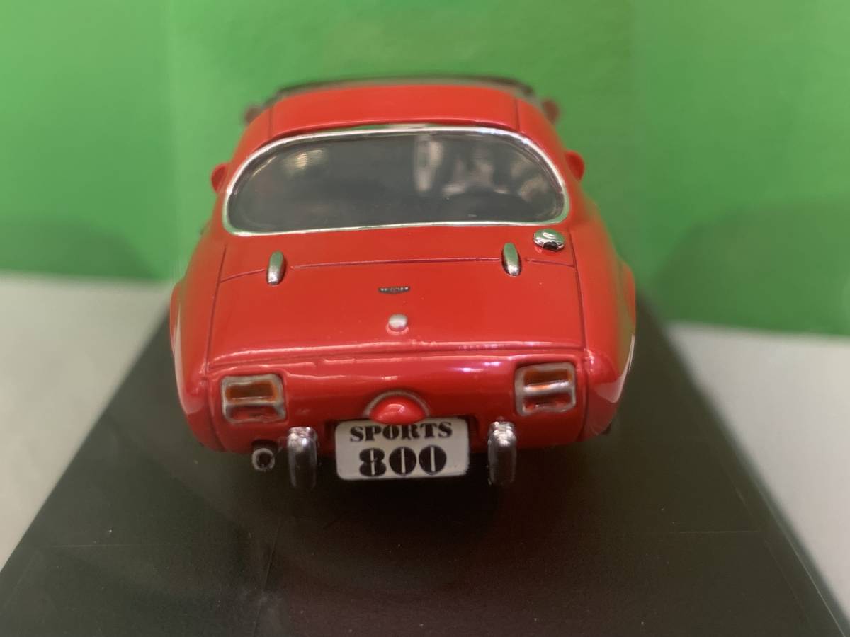 EBBRO エブロ TOYOTA トヨタスポーツ ８00 レッド １/43 箱付きの画像7