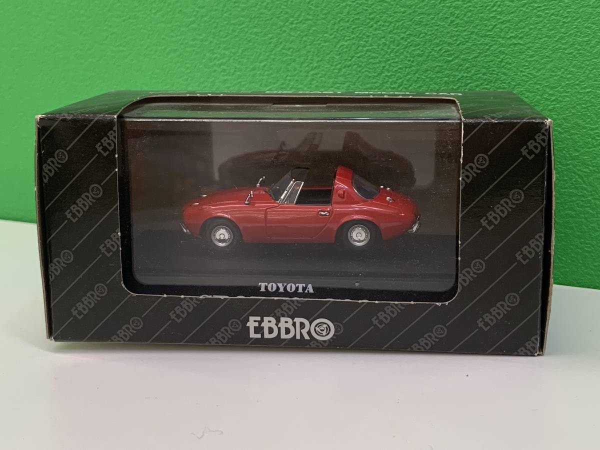 EBBRO エブロ TOYOTA トヨタスポーツ ８00 レッド １/43 箱付きの画像1