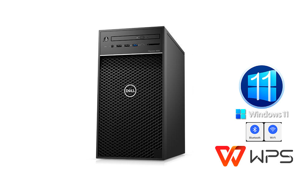 S55/DELL Precision 3630 Tower/Xeon E-2174G/32GB/M.2 NVME 512GB+HDD1TB/Quadro P400/Win11_画像1