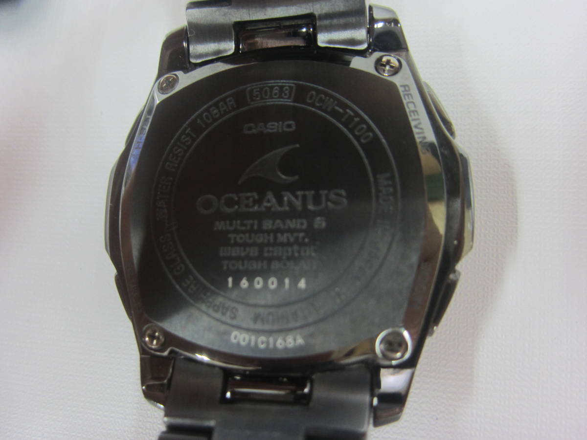 2E023SZ◎CASIO カシオ　OCEANUS　オシアナス OCW-T1000　電波ソーラー　メンズ 腕時計　稼働品◎中古_画像3