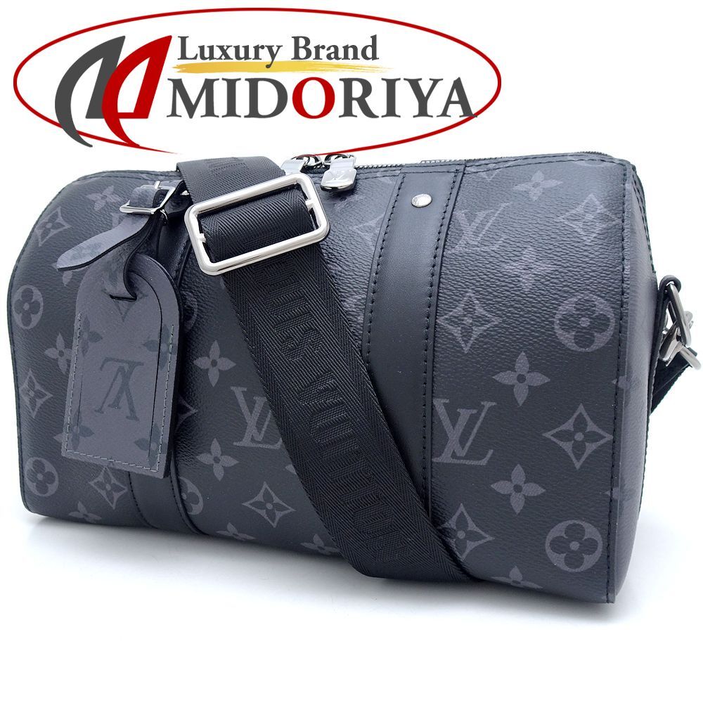 LOUIS VUITTON ルイヴィトン シティキーポル M45936 2Wayバッグ モノグラム エクリプス ブラック グレー/351030【中古】_画像1