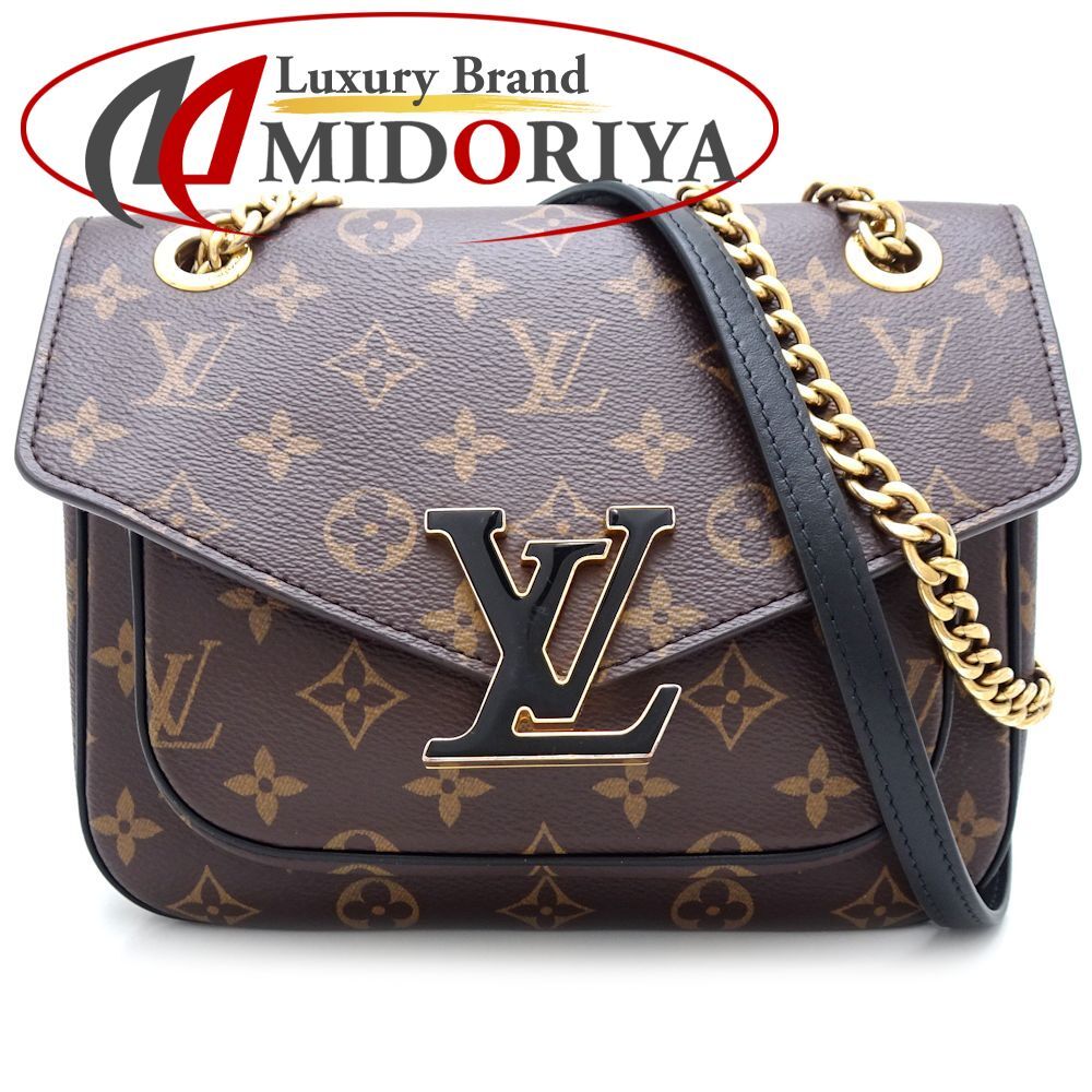 LOUIS VUITTON ルイヴィトン モノグラム パッシー M45592 ショルダーバッグ ブラウン/351055【中古】_画像1