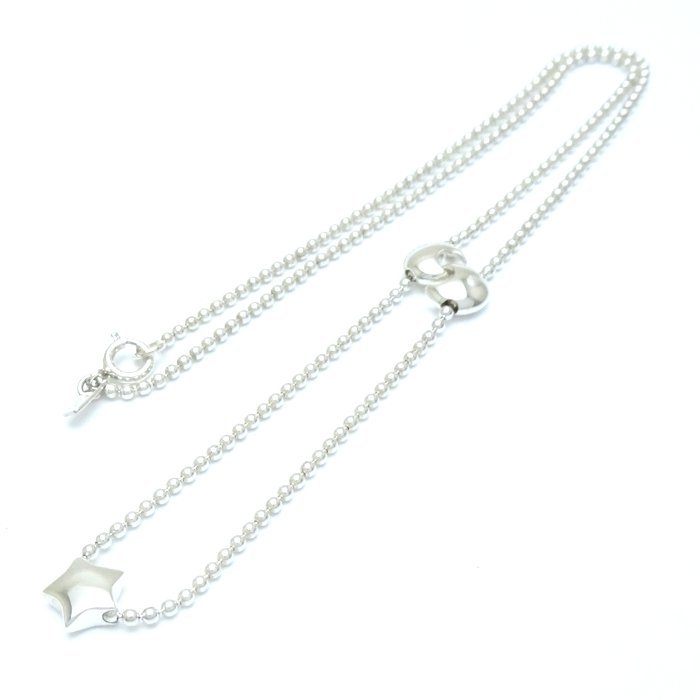 STAR JEWELRY スタージュエリー スター & ムーン ネックレス 星 月 シルバー925/291210【中古】_画像3