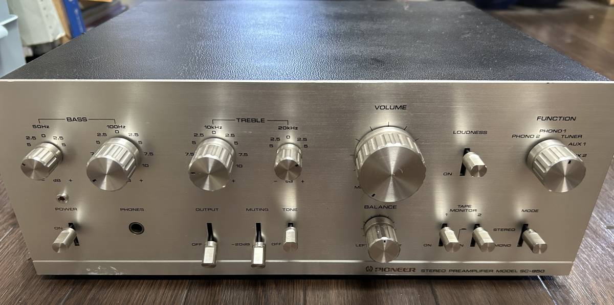 Pioneer SC-850 コントロールアンプ オーディオ 音響機材 _画像1