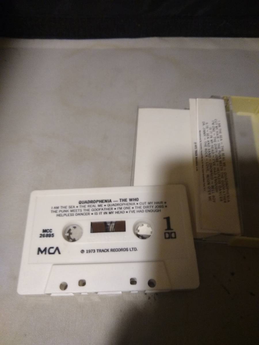 C9007　カセットテープ　ザ・フー The Who　Quadrophenia　四重人格_画像2