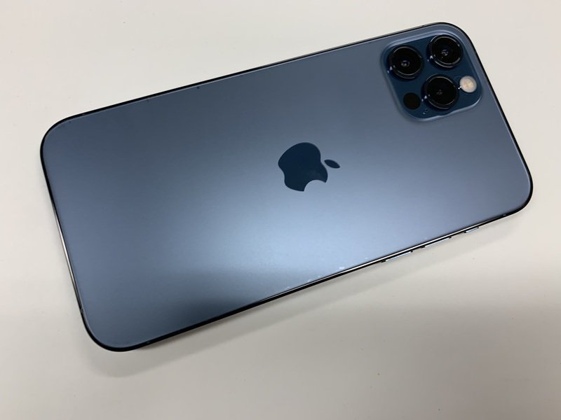 JE653 SIMフリー iPhone12Pro パシフィックブルー 256GB_画像2