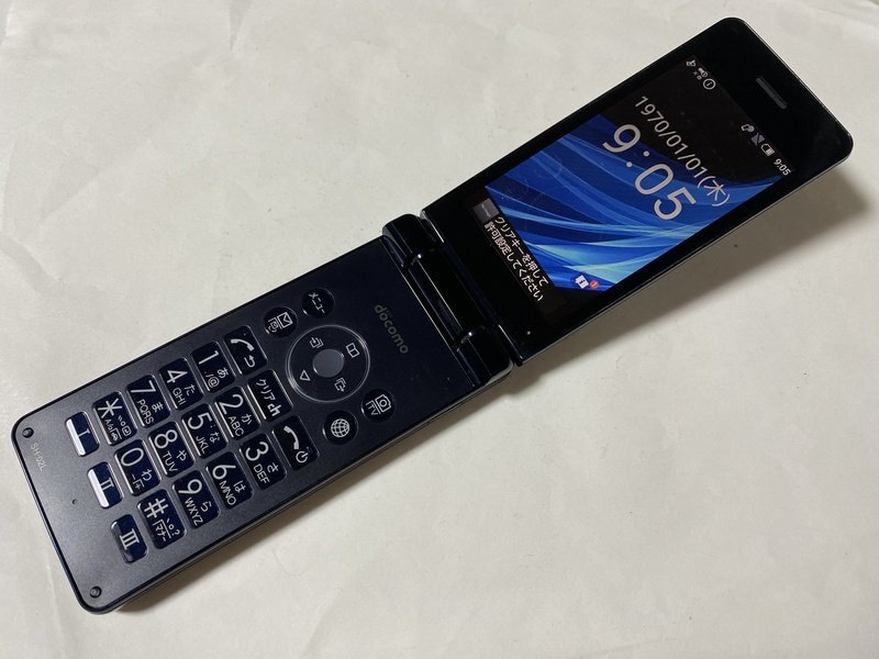 IE830 docomo SH-02L 8GB ブラック ジャンク_画像1