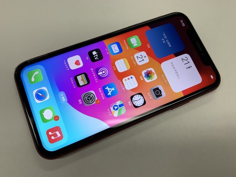 JG130 SIMフリー iPhoneXR レッド 128GB ジャンク ロックOFF_画像1