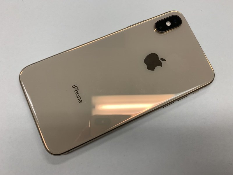 JG607 SIMフリー iPhoneXs ゴールド 256GB ジャンク ロックOFF