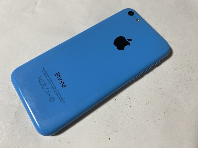 IF978 SoftBank iPhone5c 16GB ブルー ジャンク ロックOFF_画像2