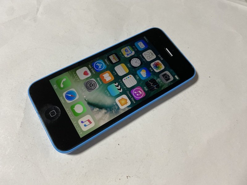 IF977 au iPhone5c 16GB ブルー ジャンク ロックOFF_画像1