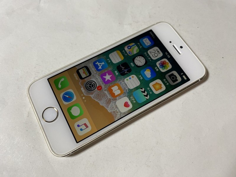 IF963 SoftBank iPhone5s 16GB ゴールド ジャンク ロックOFF_画像1