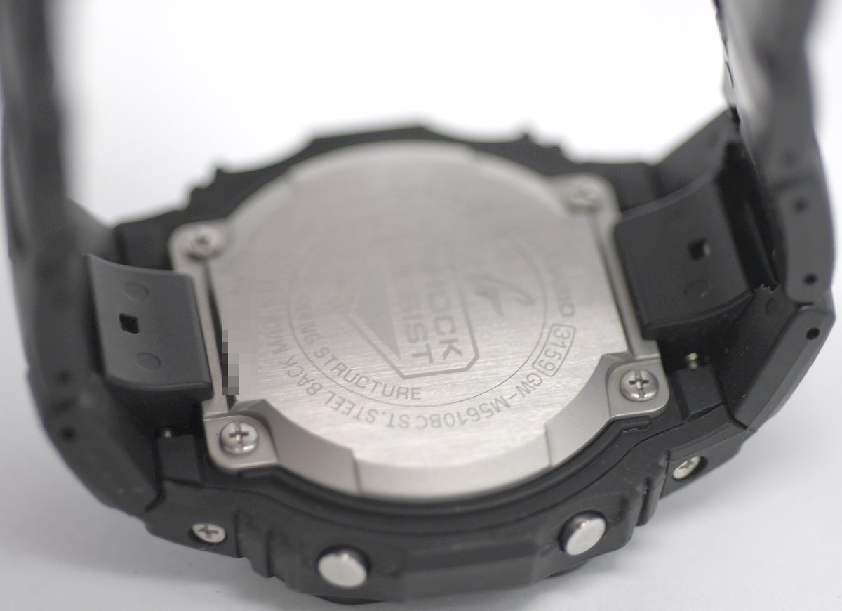 [極美品] 動作OK【CASIO】 カシオ G-SHOCK GW-M5610BC-1JF マルチバンド6 電波 タフソーラー 動作OK 中古美品 箱保付_画像9