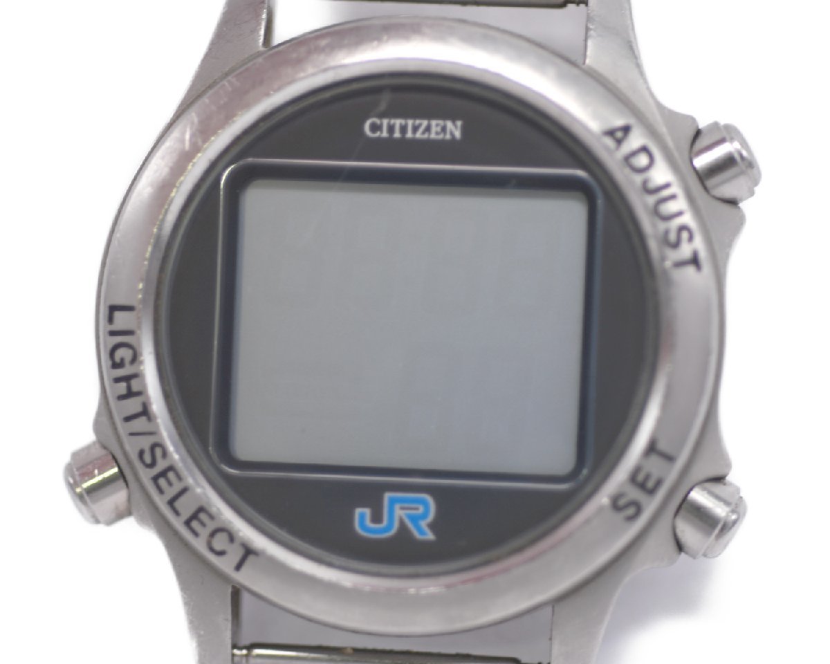 [激レア品] 【CITIZEN】シチズン ×JR西日本 WEST 平成21年 D470-T000215 デジタルウォッチ 中古品 激レア品_画像3