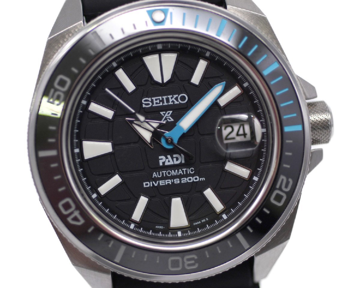 [未使用品(極美品)] 稼働品【SEIKO】セイコー プロスペックス 4R35-03W0 SRPG21K1 PADI ブルー メンズ DIVER'S 200m 自動巻 箱 保証書付_画像2