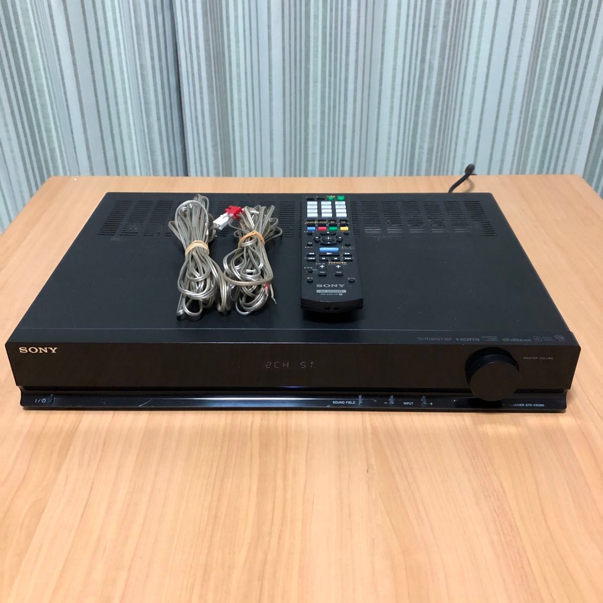 SONY STR-KS380 ホームシアター用アンプ HDMI入力リモコン付き SONY STR-KS380 ホームシアター用アンプ HDMI入力リモコン付き