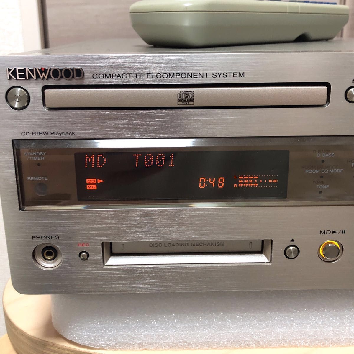 KENWOOD システムコンポ R-K700本体 CD・MD動作品 2007年製 KENWOOD システムコンポ R-K700本体 CD・MD動作品 2007年製