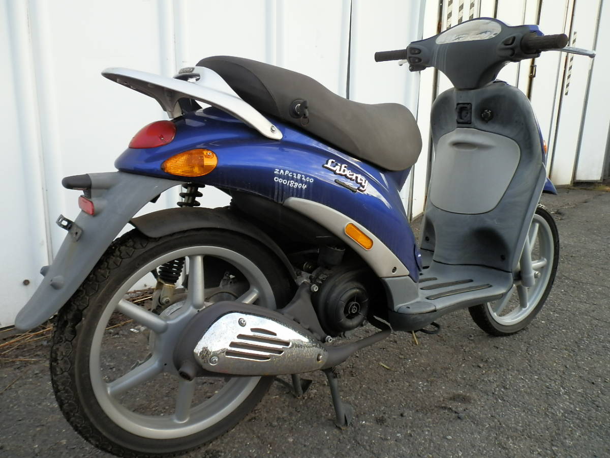 PIAGGIO　LIBERTY　ピアジオ、リバティー50　低走行1031km、小欠品の為不動車、現状販売_画像7