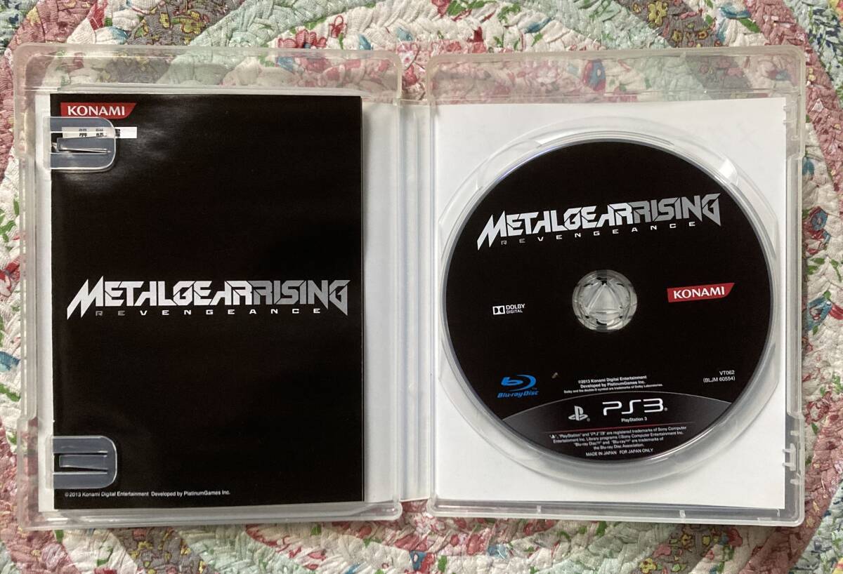 ★　PS3　プレイステーション3　METAL GEAR RISING 　　メタルギアライジング 　　★_画像2